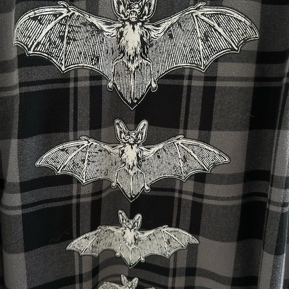 Used Blackcraft men’s XL black and gray bat flannel - Picture 6 of 6